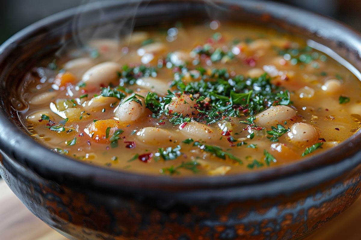 La recommandation du père Noël : une délicieuse et économique soupe aux haricots blancs