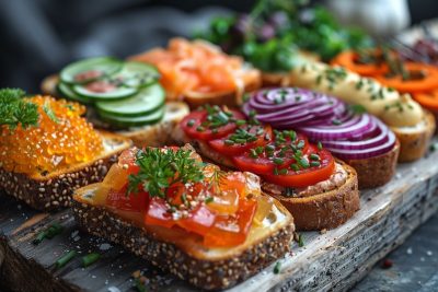 Le smørbrød, le pain économique qui nourrit efficacement les gourmands et les pressés