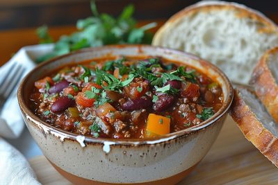 Organisez un repas délicieux et économique avec une recette simple de chili con carne