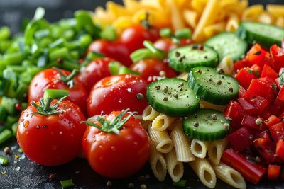 Salade de pâtes : une recette facile pour un dîner sain et complet